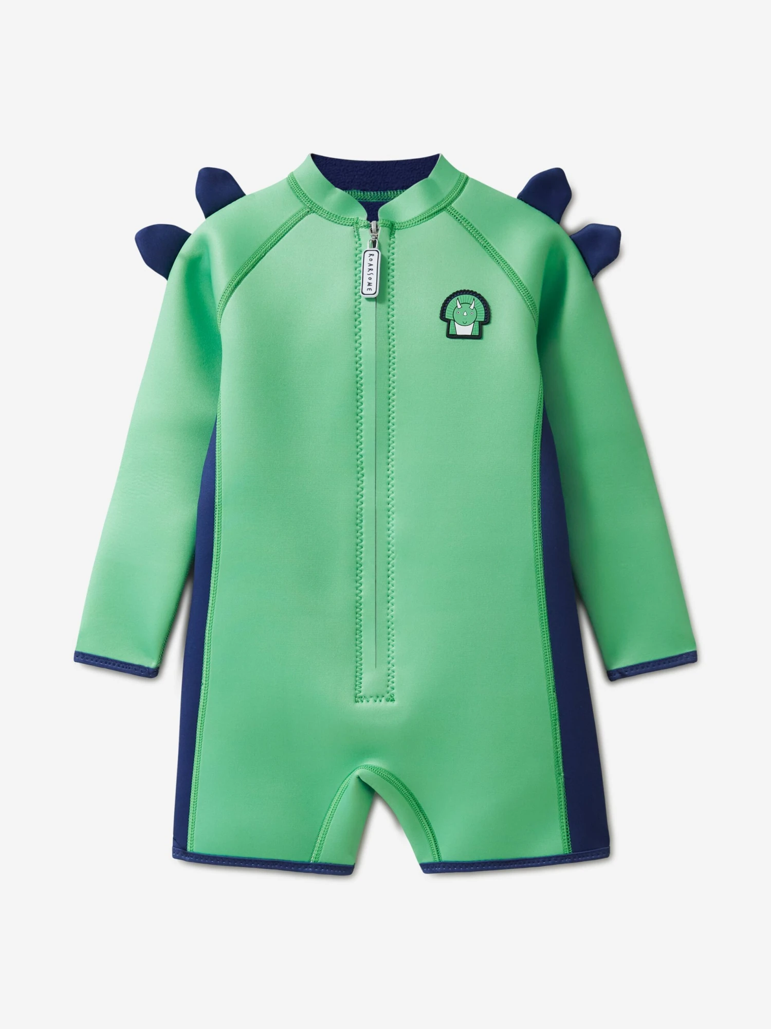Boys Spike The Dinosaur Wet Suit In Green 1 Boys Spike The Dinosaur Wet Suit In Green