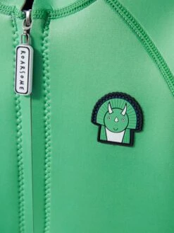 Boys Spike The Dinosaur Wet Suit In Green 10 Boys Spike The Dinosaur Wet Suit In Green -Childrens Clothing Store ROAA4010 GREEN 3