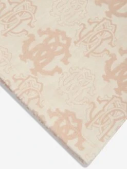 Roberto Cavalli Girls AOP RC Cotton Skirt In Beige 11 Roberto Cavalli Girls AOP RC Cotton Skirt In Beige -Childrens Clothing Store ROBA4008 BEIGE 4