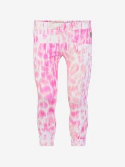 Roberto Cavalli Girls Leopard Print Leggings