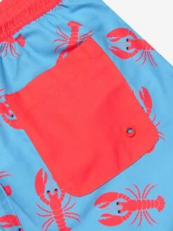 Boys Lobster Swim Shorts (UPF50+) In Blue 9 Boys Lobster Swim Shorts (UPF50+) In Blue -Childrens Clothing Store SOLS4009 1087 MULTI 4