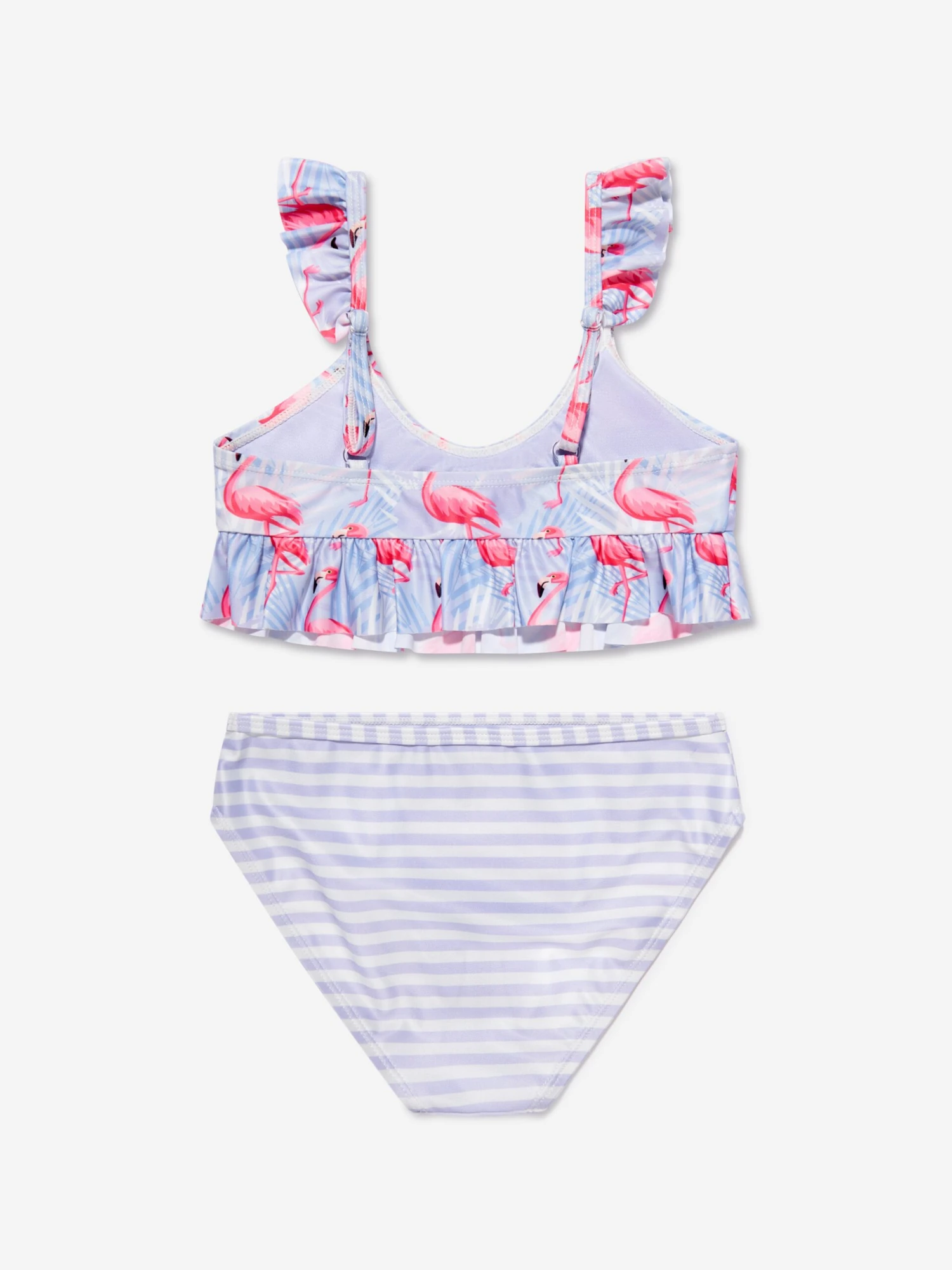 Girls Flamingo Bikini (UPF50+) In Purple 3 Girls Flamingo Bikini (UPF50+) In Purple - Image 3