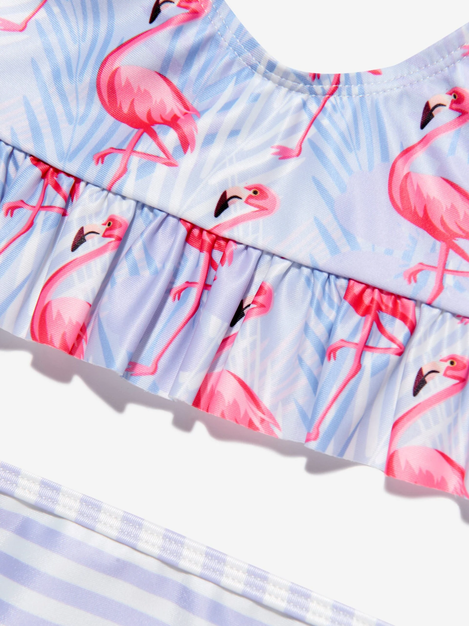 Girls Flamingo Bikini (UPF50+) In Purple 4 Girls Flamingo Bikini (UPF50+) In Purple - Image 4