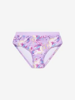 Girls Unicorn Rash Guard And Shorts (UPF50+) In Purple -Childrens Clothing Store SOLS4025 707 BABY LANVENDER 4