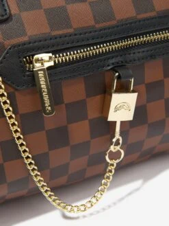 SPRAYGROUND Kids Henny Sip Lock Empress Mini Duffle Bag In Red 9 SPRAYGROUND Kids Henny Sip Lock Empress Mini Duffle Bag In Red -Childrens Clothing Store SPRS3024 RED 4