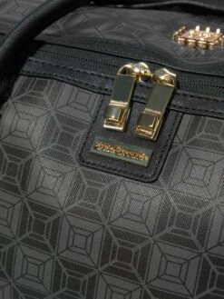 SPRAYGROUND Kids AI4 Diamond Emperor Duffle Bag In Black 8 SPRAYGROUND Kids AI4 Diamond Emperor Duffle Bag In Black -Childrens Clothing Store SPRS3032 BLACK 3