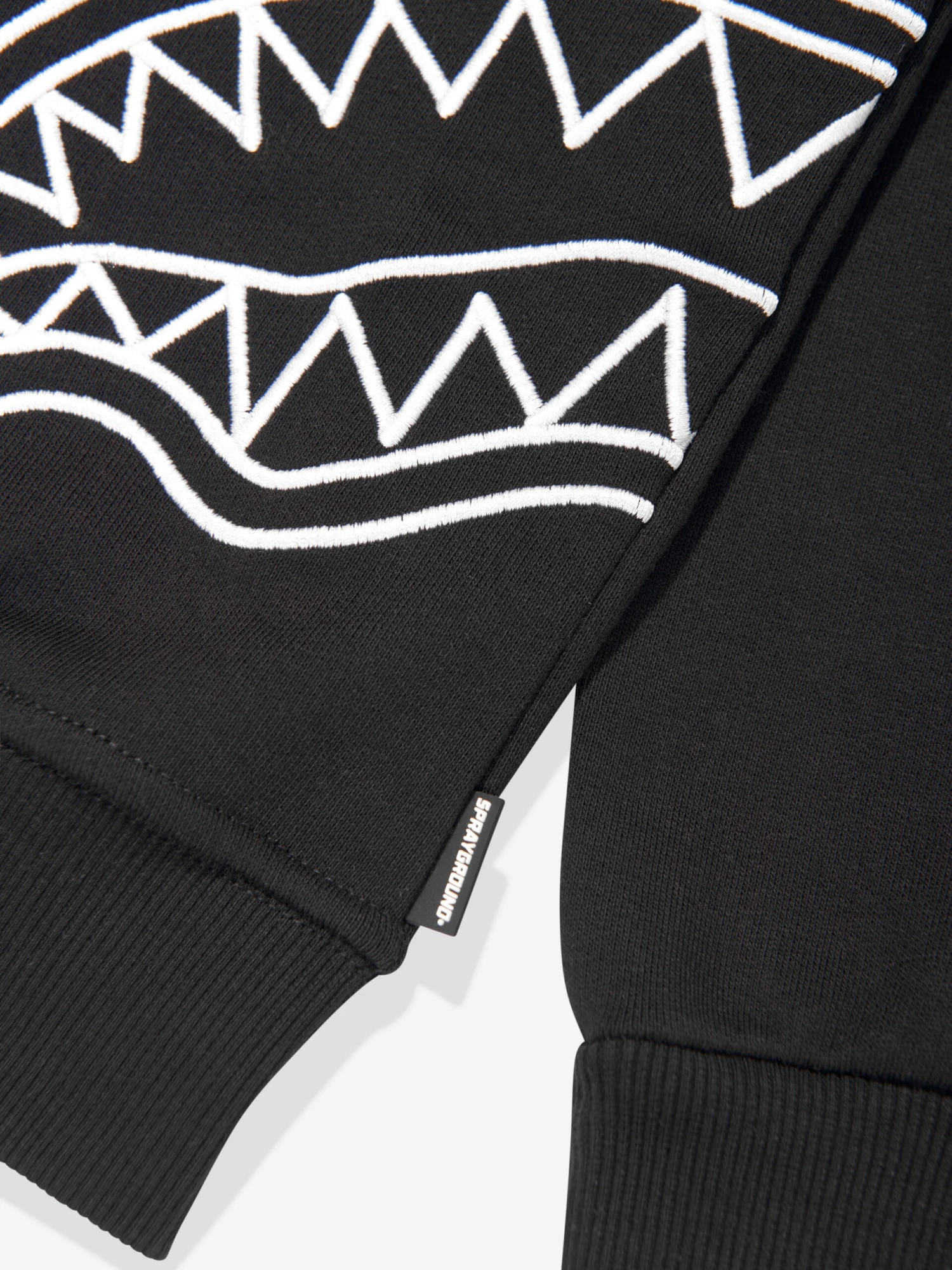 SPRAYGROUND Boys Spray Basic Crew Neck Sweatshirt In Black 4 SPRAYGROUND Boys Spray Basic Crew Neck Sweatshirt In Black - Image 4