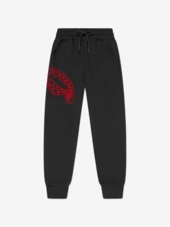 SPRAYGROUND Boys Basic Logo Joggers In Black