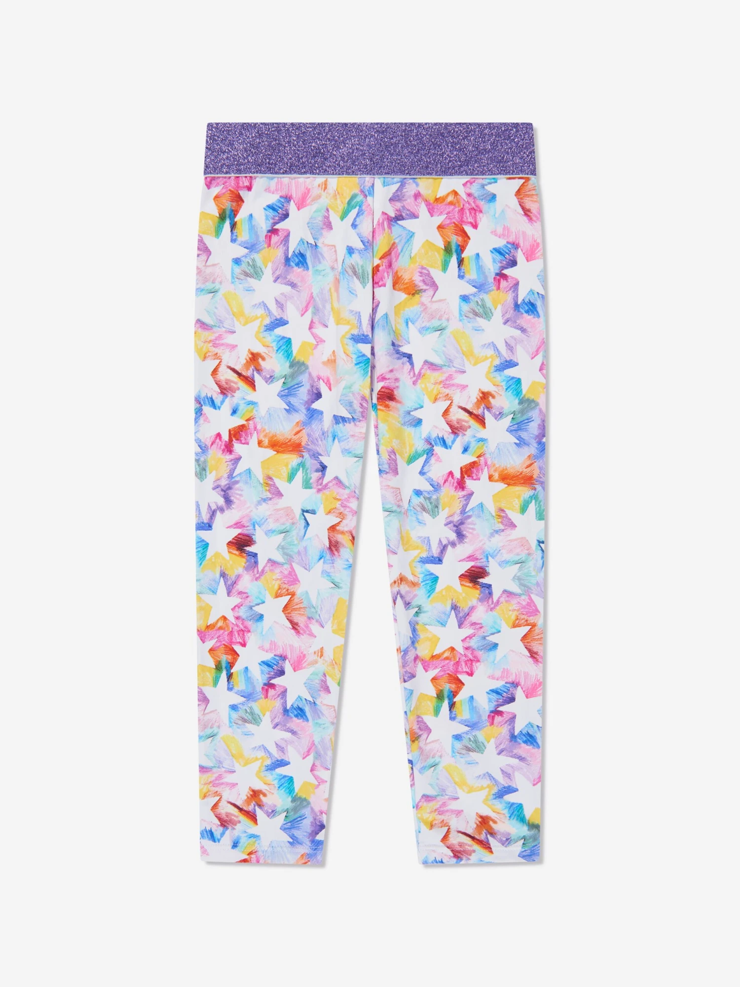 Girls Star Print Leggings In Multicolour 1 Girls Star Print Leggings In Multicolour