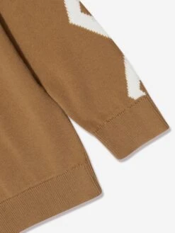 Boys Knitted Jumper In Brown 9 Boys Knitted Jumper In Brown -Childrens Clothing Store STEA3118 308 4