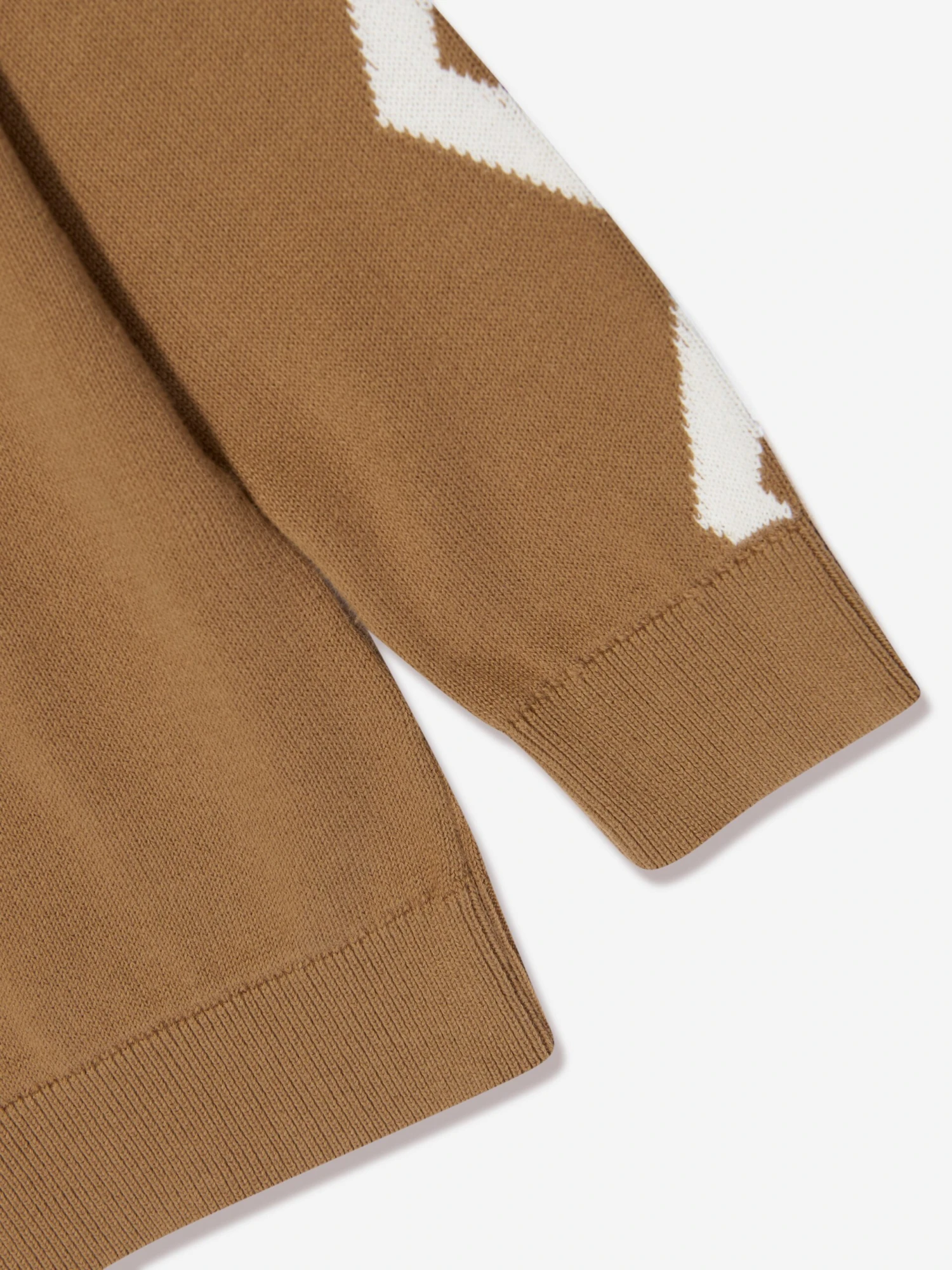 Boys Knitted Jumper In Brown 5 Boys Knitted Jumper In Brown - Image 5