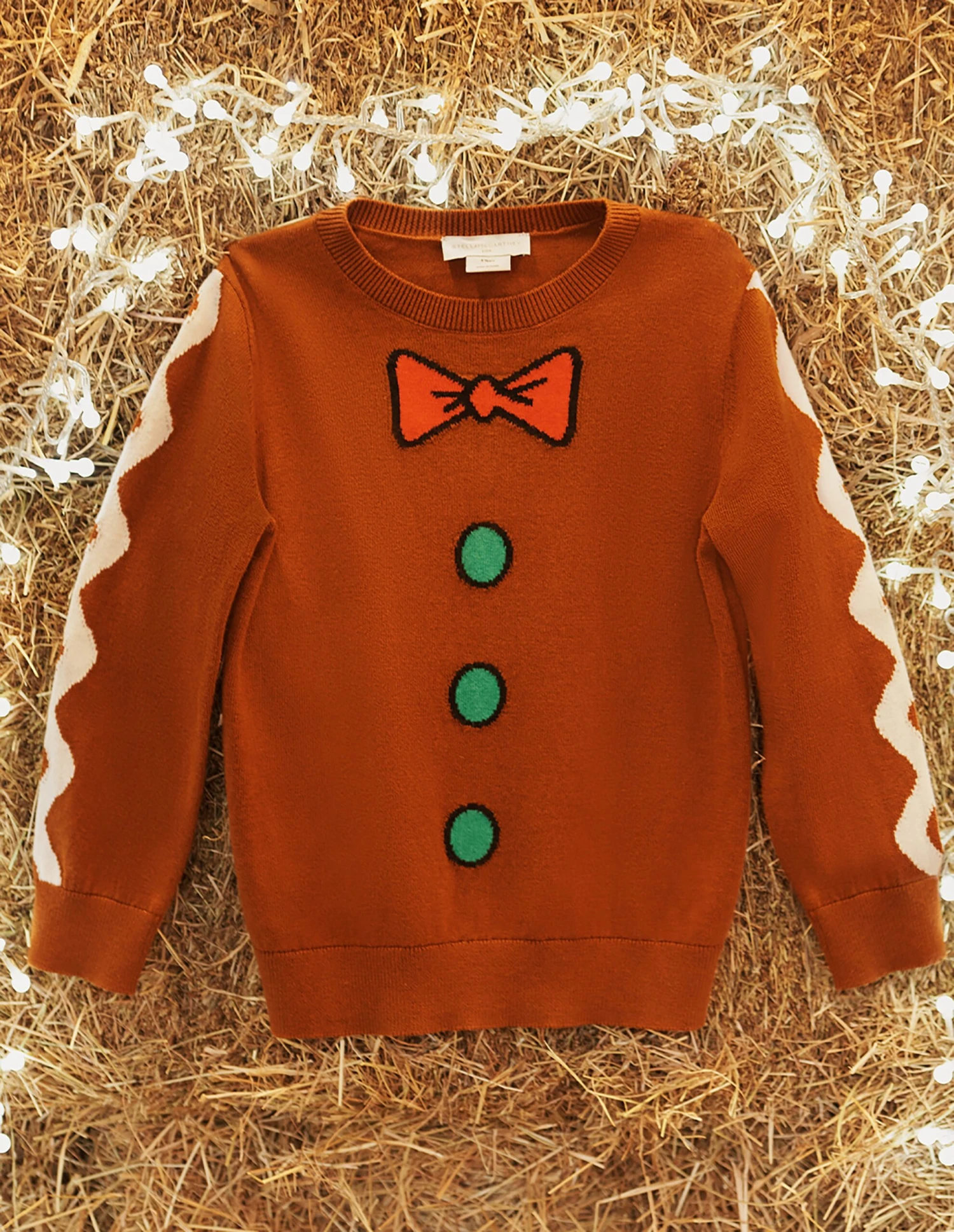 Boys Knitted Jumper In Brown 2 Boys Knitted Jumper In Brown - Image 2