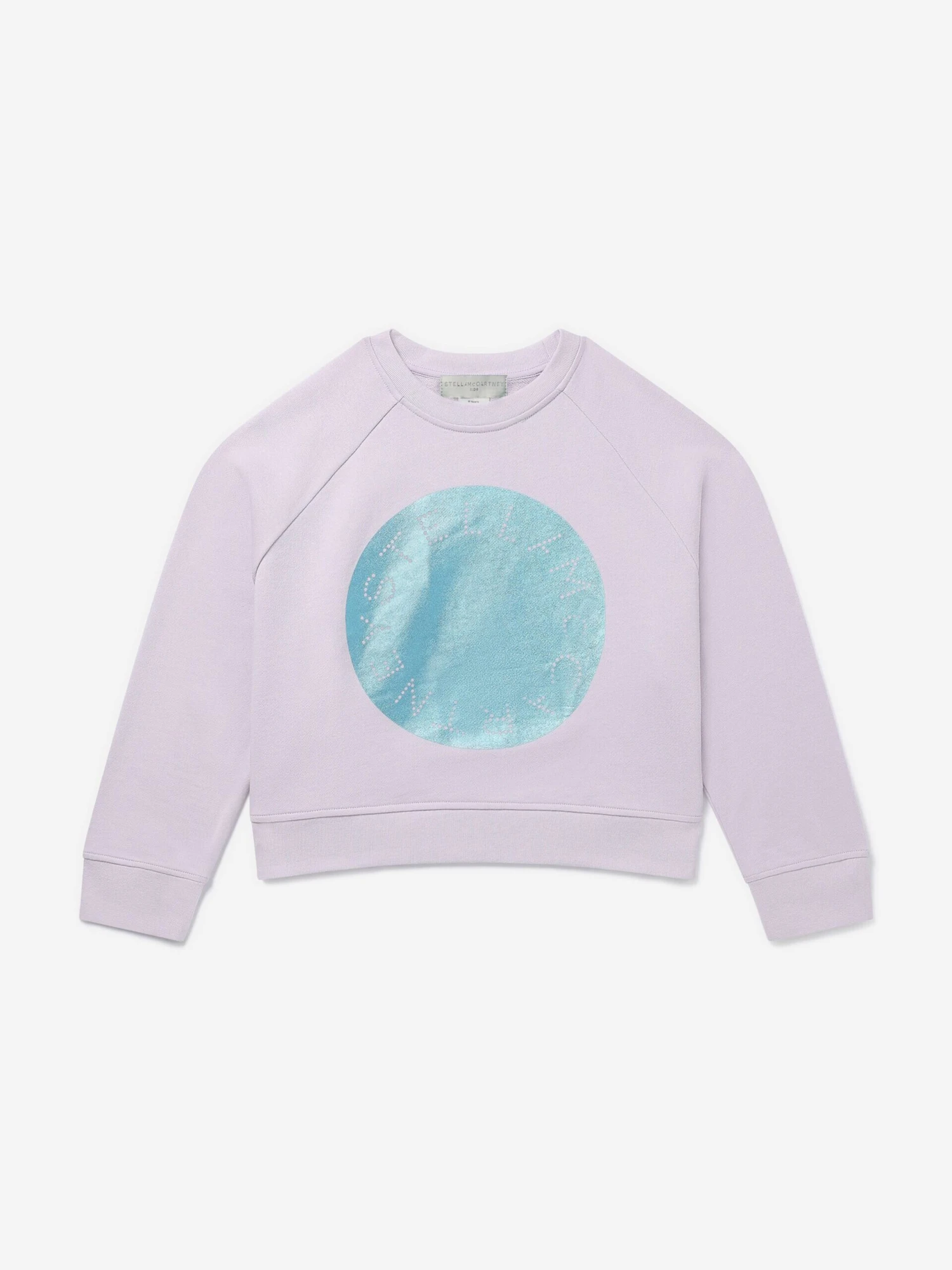 Girls Logo Print Sweatshirt In Purple 1 Girls Logo Print Sweatshirt In Purple