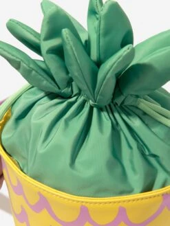 Girls Pineapple Bucket Bag In Yellow (18cm) -Childrens Clothing Store STES4051 GIALLO VIOLA 3