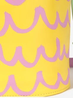 Girls Pineapple Bucket Bag In Yellow (18cm) -Childrens Clothing Store STES4051 GIALLO VIOLA 4