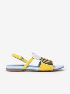 Girls Bee Sandals In Yellow