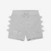 Baby Boys Shark Shorts In Grey