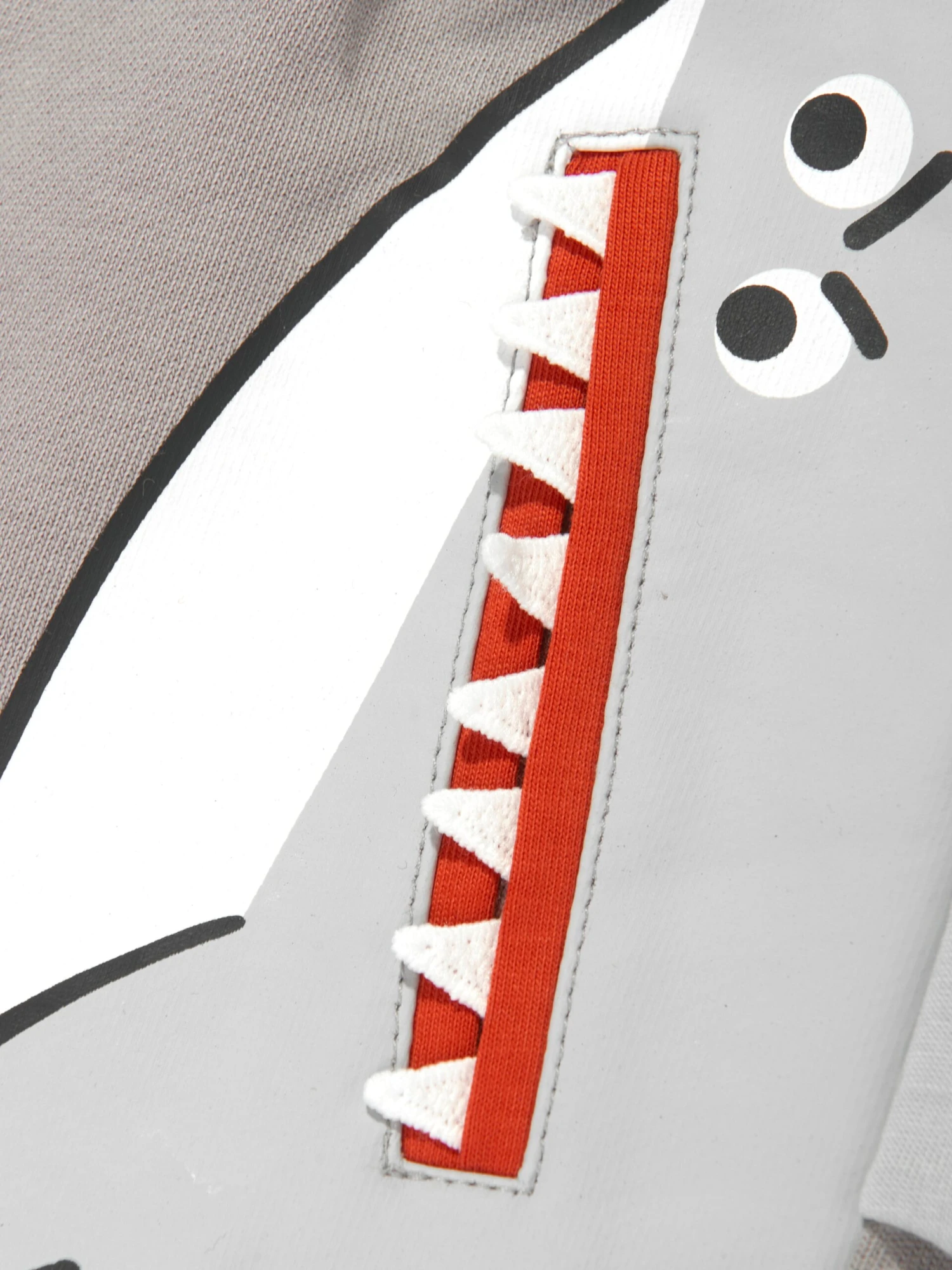 Boys Shark Shorts In Grey 3 Boys Shark Shorts In Grey - Image 3