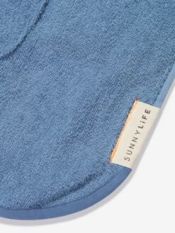 SunnyLife Kids Shark Tribe Hooded Beach Towel In Blue 18 SunnyLife Kids Shark Tribe Hooded Beach Towel In Blue -Childrens Clothing Store SUNS3046 DEEP BLUE 3