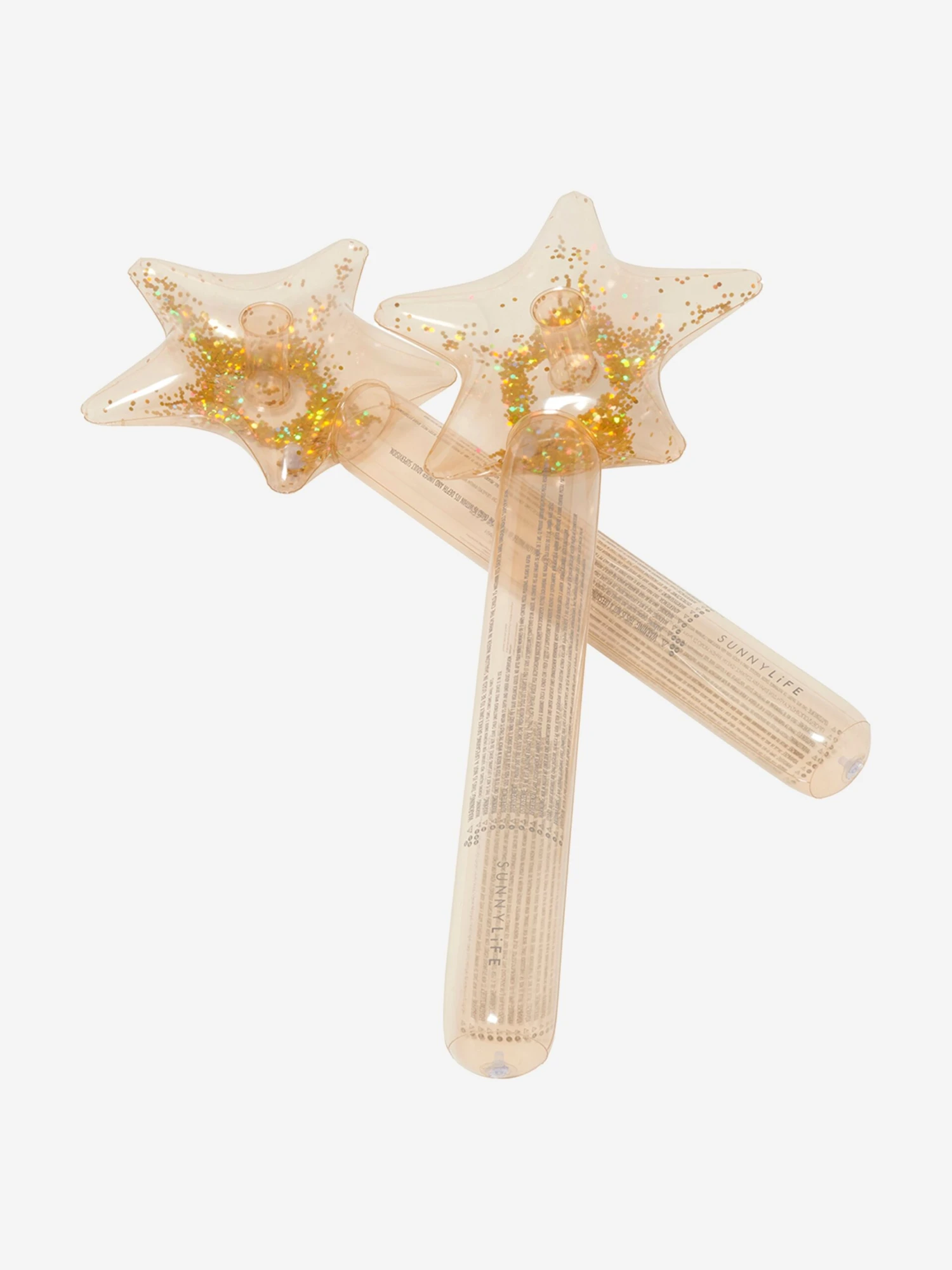 SunnyLife Girls Princess Swan Set Of 2 Inflatable Star Wands In Gold (100cm) 4 SunnyLife Girls Princess Swan Set Of 2 Inflatable Star Wands In Gold (100cm) - Image 4