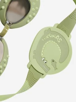 SunnyLife Kids Cookie The Croc Swim Goggles In Green (16cm) 7 SunnyLife Kids Cookie The Croc Swim Goggles In Green (16cm) -Childrens Clothing Store SUNS4058 KHAKI 2