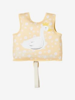 SunnyLife Girls Princess Swan Buttercup Swim Vest In Pink (34cm) 8 SunnyLife Girls Princess Swan Buttercup Swim Vest In Pink (34cm) -Childrens Clothing Store SUNS4066 BUTTERCUP 2