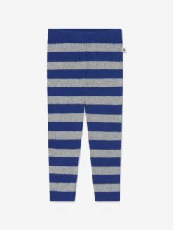 Baby Cashmere Knit Leggings In Blue