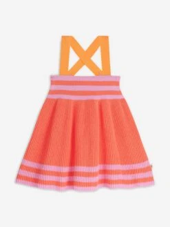 Girls Bay Knitted Sun Dress In Red