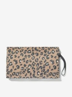Baby Etta Leopard Changing Clutch In Brown (33cm) -Childrens Clothing Store TIBS4005 BROWN 2
