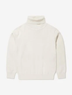 Trussardi Boys Kurah Sweater In Ivory
