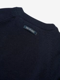 Trussardi Boys Hershel Sweatshirt In Navy 7 Trussardi Boys Hershel Sweatshirt In Navy -Childrens Clothing Store TRUA3012 BLUE NAVY 4