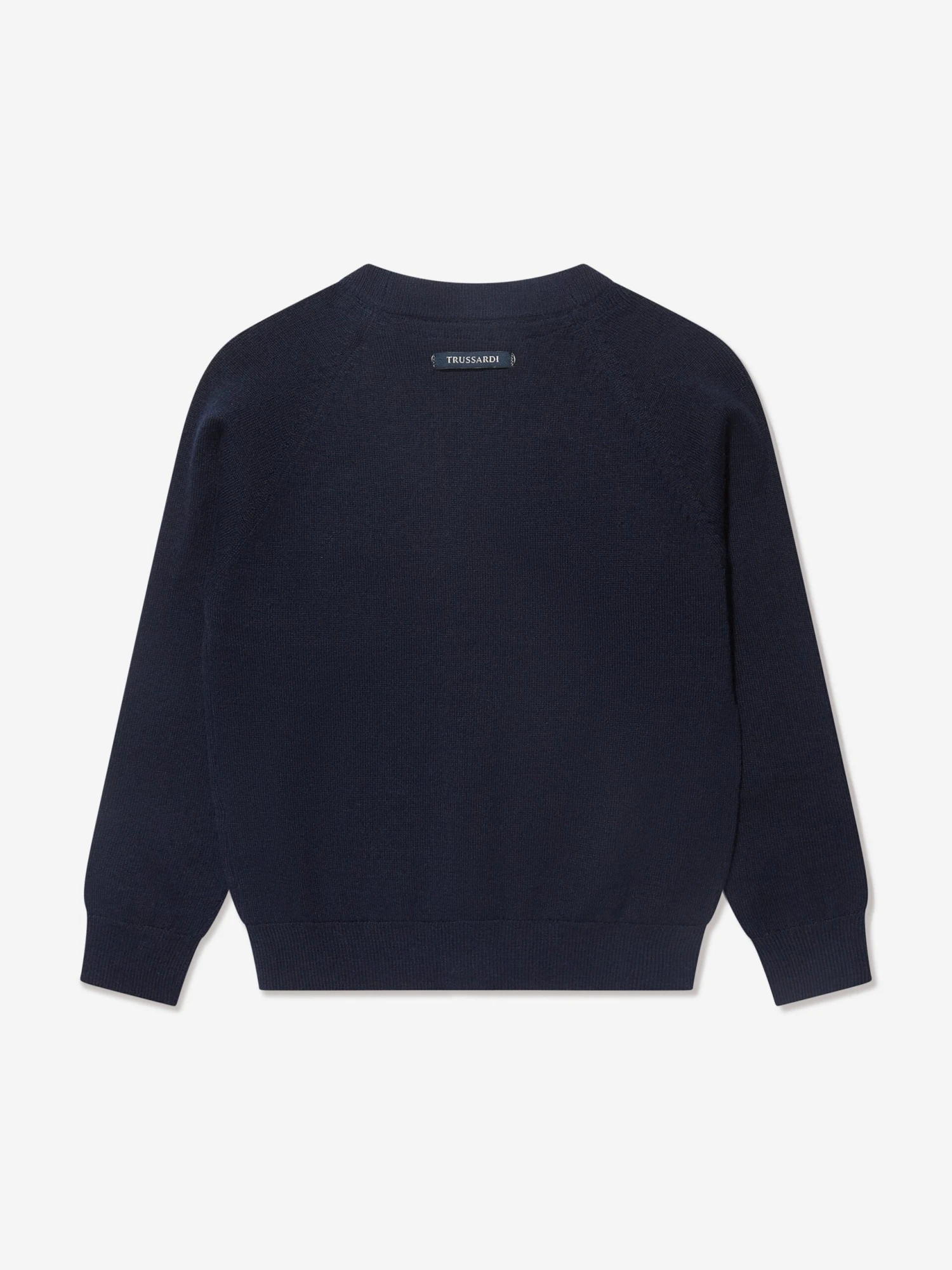 Trussardi Boys Menkent Cardigan In Navy 2 Trussardi Boys Menkent Cardigan In Navy - Image 2