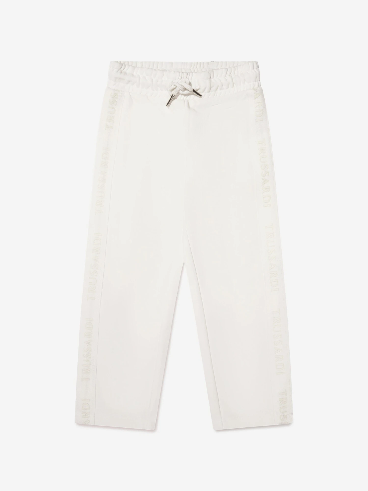Trussardi Boys Arrakis Joggers In Ivory 1 Trussardi Boys Arrakis Joggers In Ivory