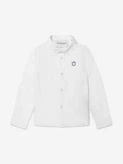 Trussardi Boys Barlog Shirt In Ivory