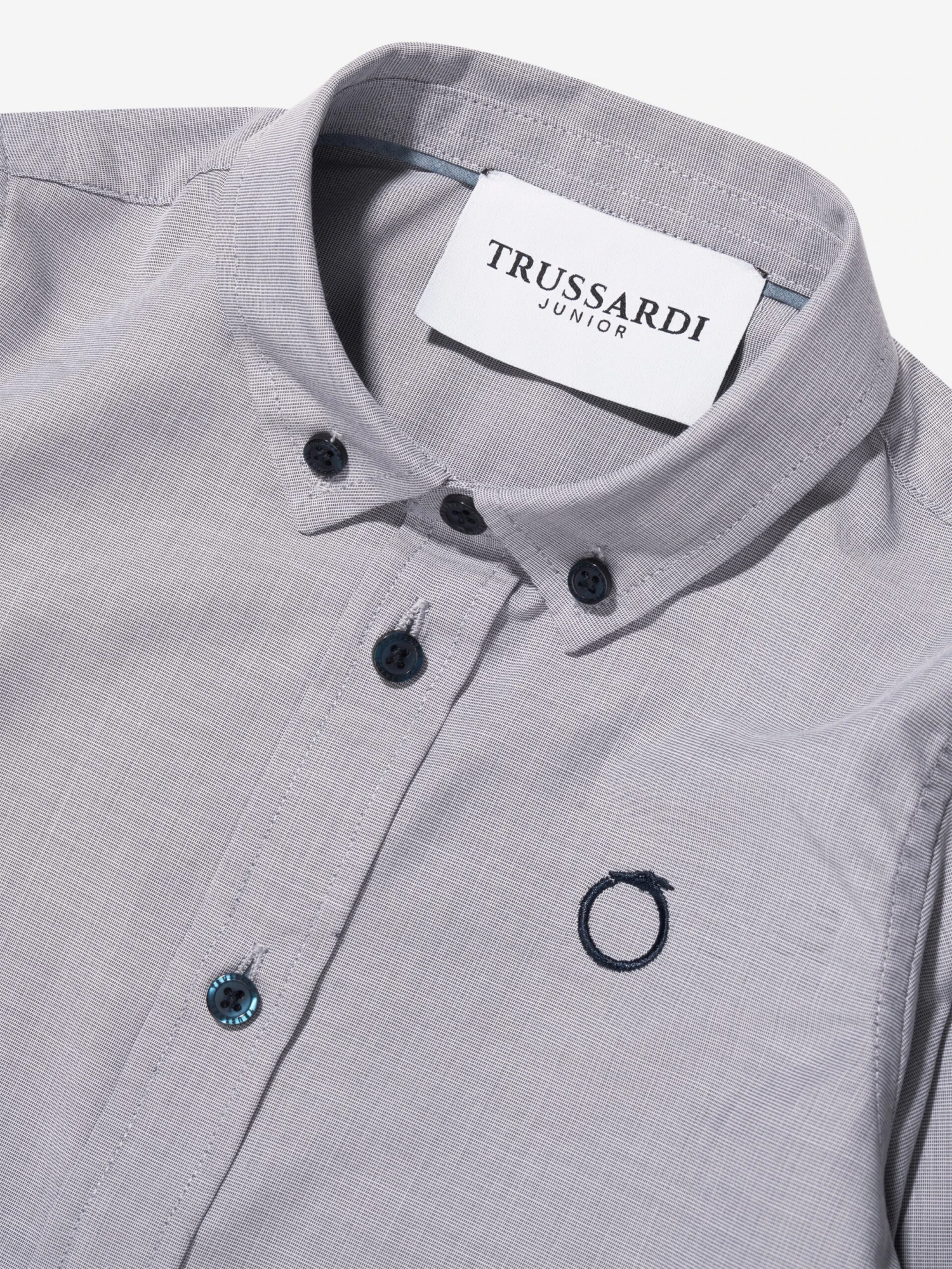Trussardi Boys Rahill Shirt In Grey 3 Trussardi Boys Rahill Shirt In Grey - Image 3