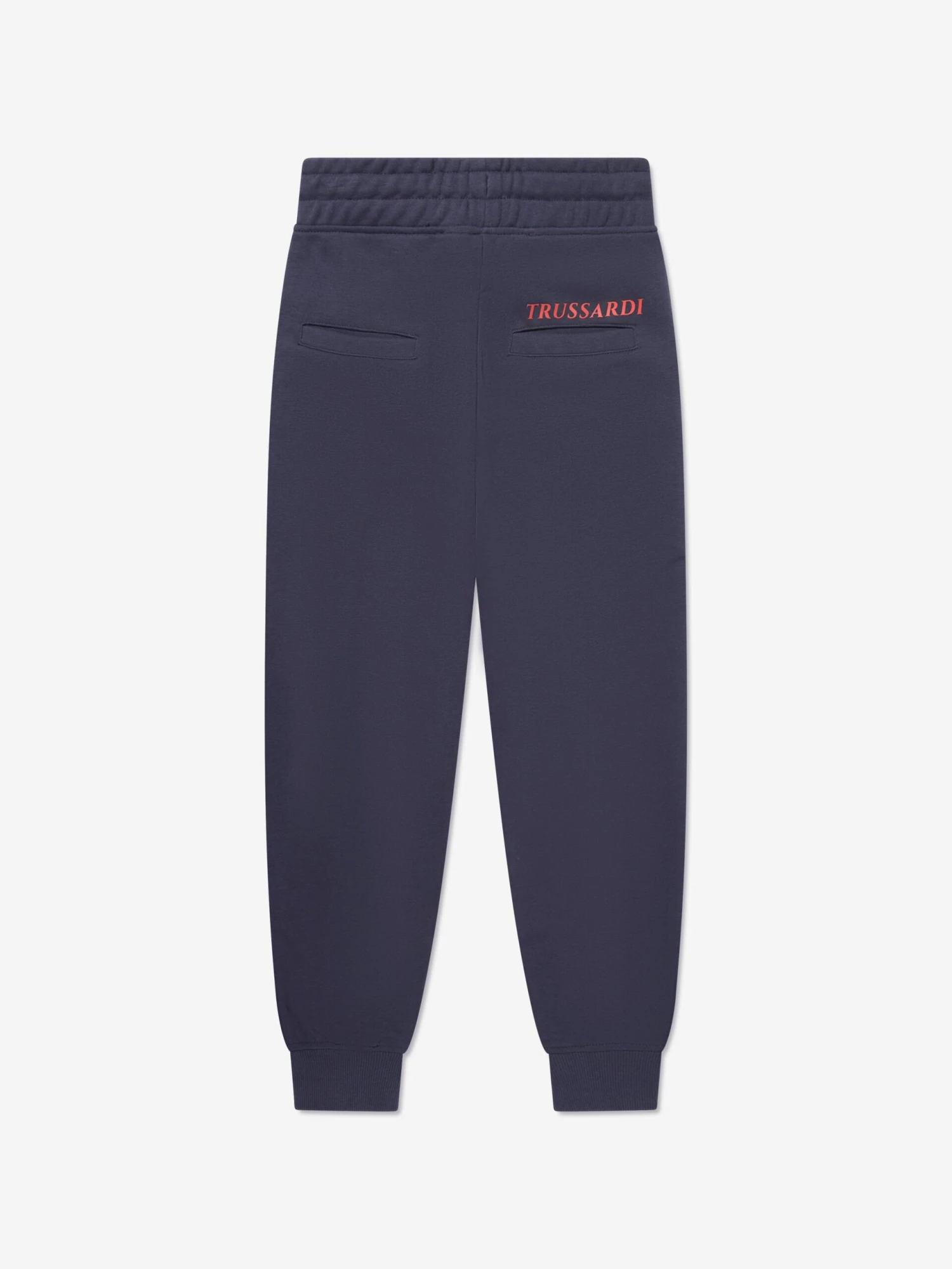 Trussardi Kids Logo Joggers In Navy 2 Trussardi Kids Logo Joggers In Navy - Image 2