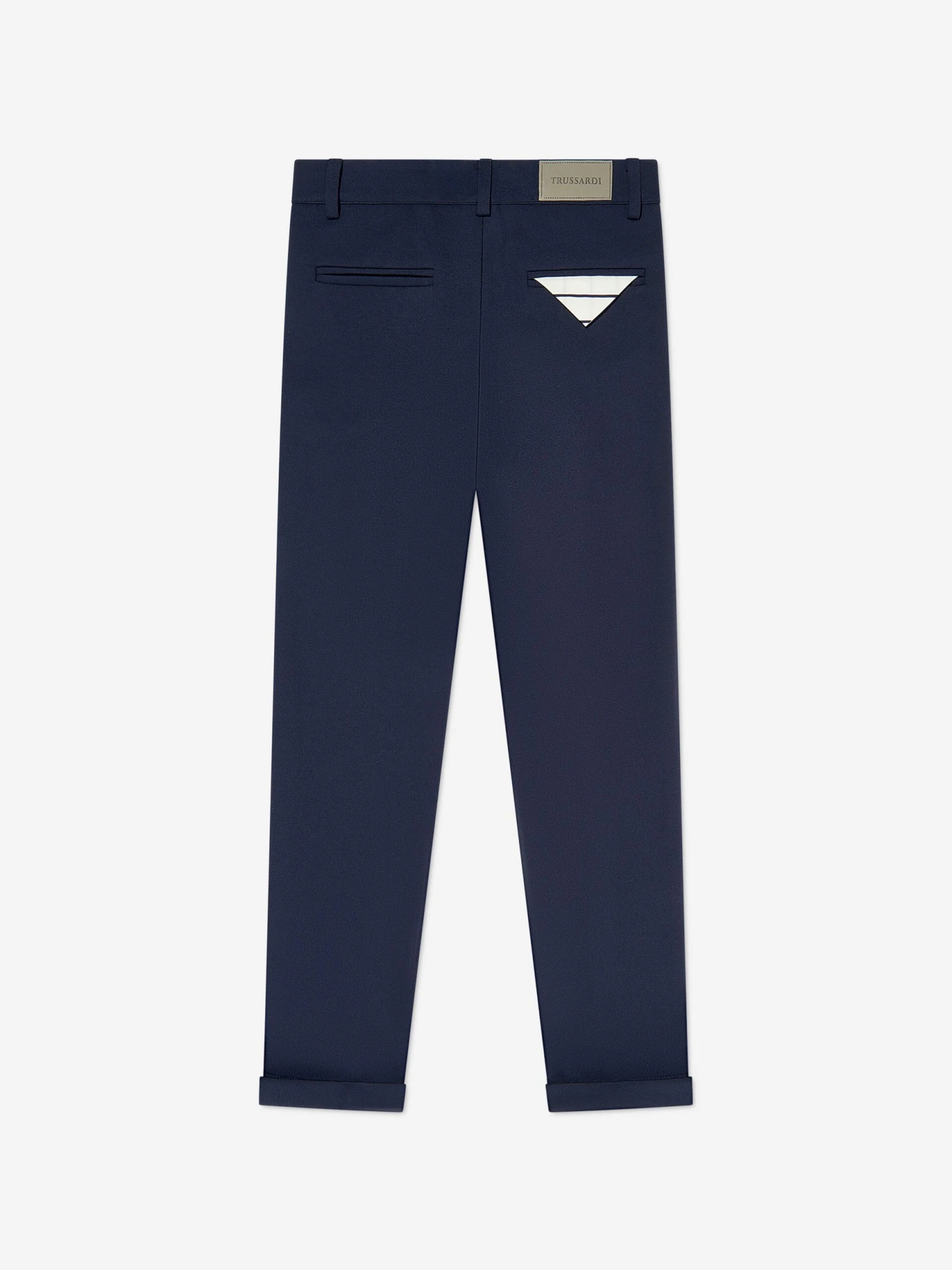 Trussardi Boys Sly Chino Trousers In Navy 2 Trussardi Boys Sly Chino Trousers In Navy - Image 2