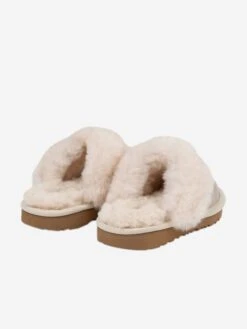 Ugg Girls Sheepskin Cozy II Metallic Slippers 8 Ugg Girls Sheepskin Cozy II Metallic Slippers -Childrens Clothing Store UGGA0007 GOLD 3