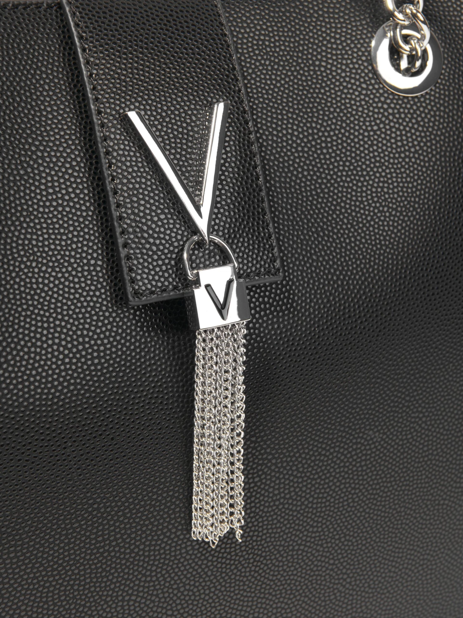 Valentino Girls Divina Shopping Bag In Black (W: 14cm) 3 Valentino Girls Divina Shopping Bag In Black (W: 14cm) - Image 3