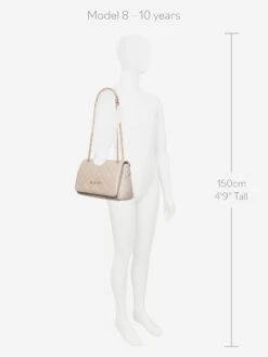 Valentino Girls Ocarina Crossbody Bag In Ivory (25.5cm) 11 Valentino Girls Ocarina Crossbody Bag In Ivory (25.5cm) -Childrens Clothing Store VALS4007 ECRU 6