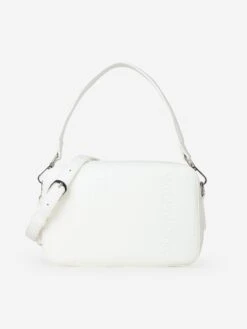 Valentino Girls Soho Crossbody Bag In White (39.9cm)