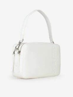 Valentino Girls Soho Crossbody Bag In White (39.9cm) 7 Valentino Girls Soho Crossbody Bag In White (39.9cm) -Childrens Clothing Store VALS4025 BIANCO 3