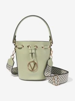 Valentino Girls Katong Bucket Bag In Green (22cm)