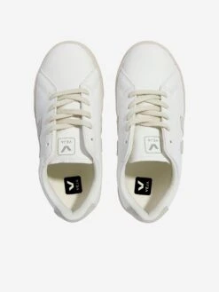 Veja Kids Esplar Laces Trainers In White 7 Veja Kids Esplar Laces Trainers In White -Childrens Clothing Store VEJA3003 EXTRA WHITE NATURAL 4