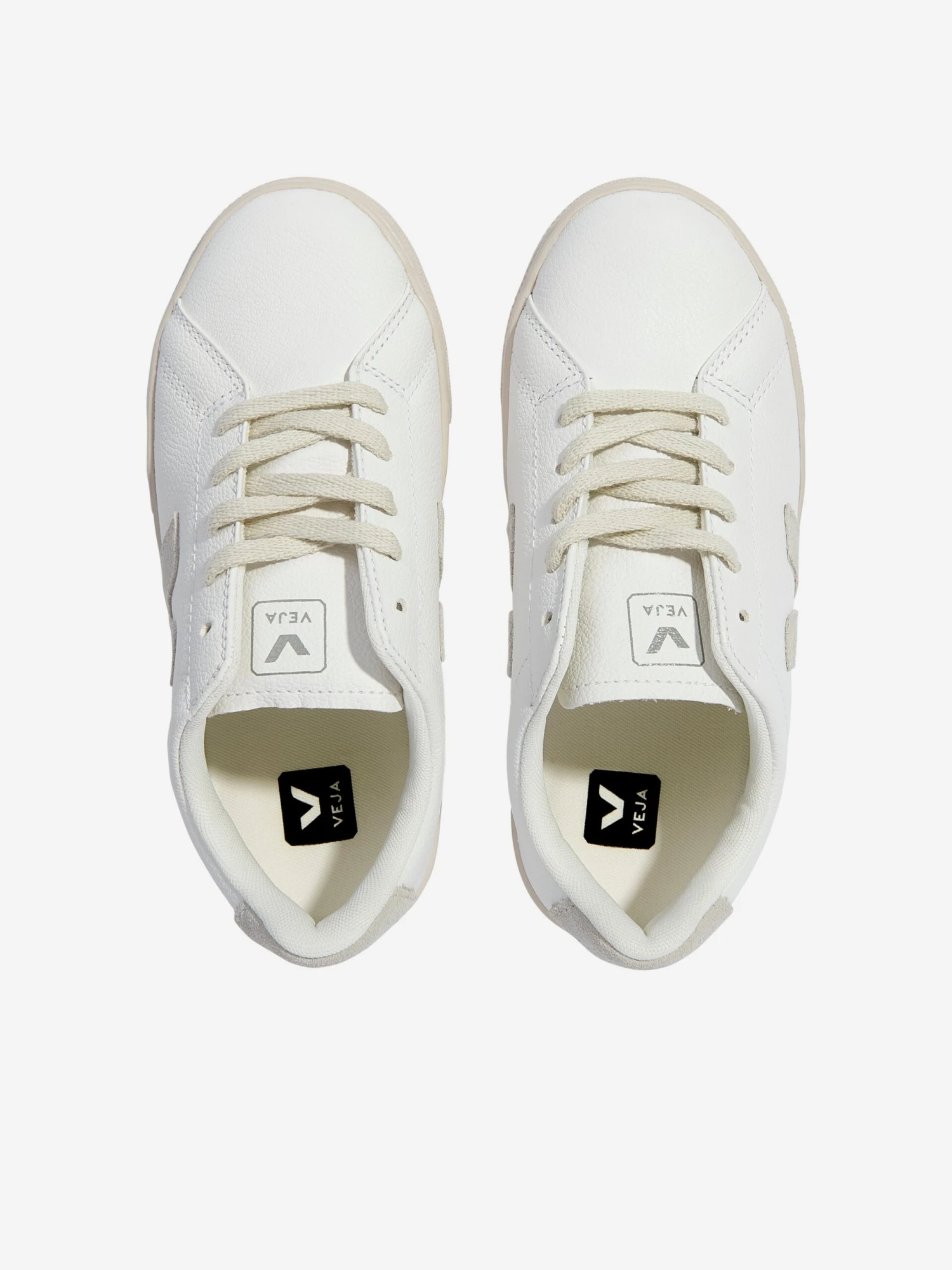 Veja Kids Esplar Laces Trainers In White 4 Veja Kids Esplar Laces Trainers In White - Image 4