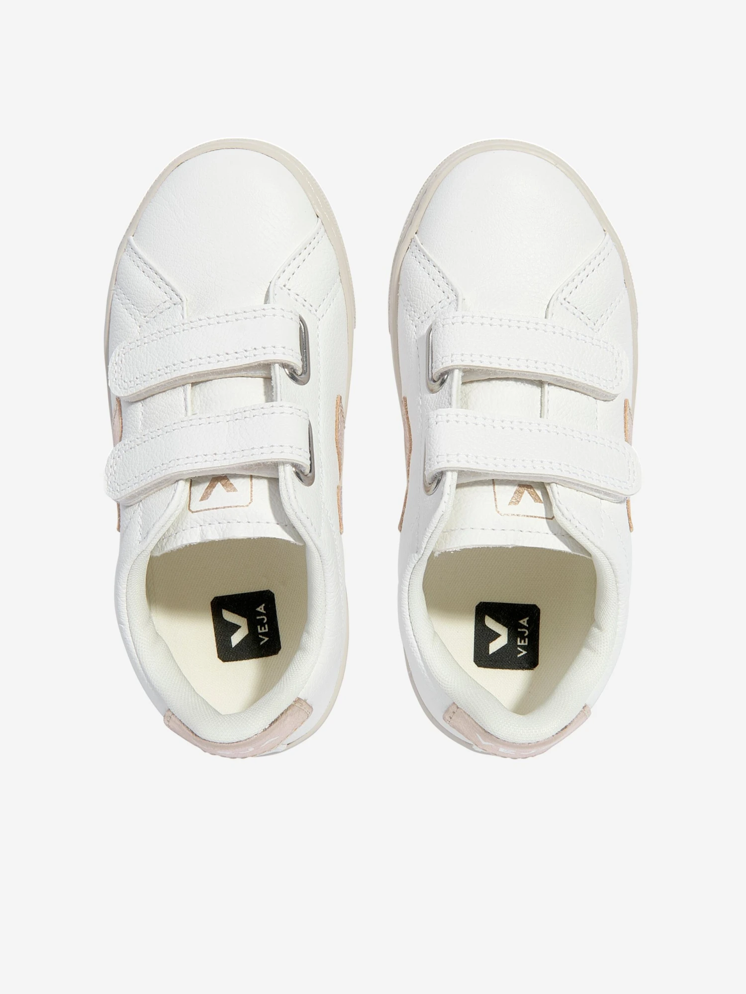 Veja Kids ChromeFree Leather Esplar Trainers In White 4 Veja Kids ChromeFree Leather Esplar Trainers In White - Image 4