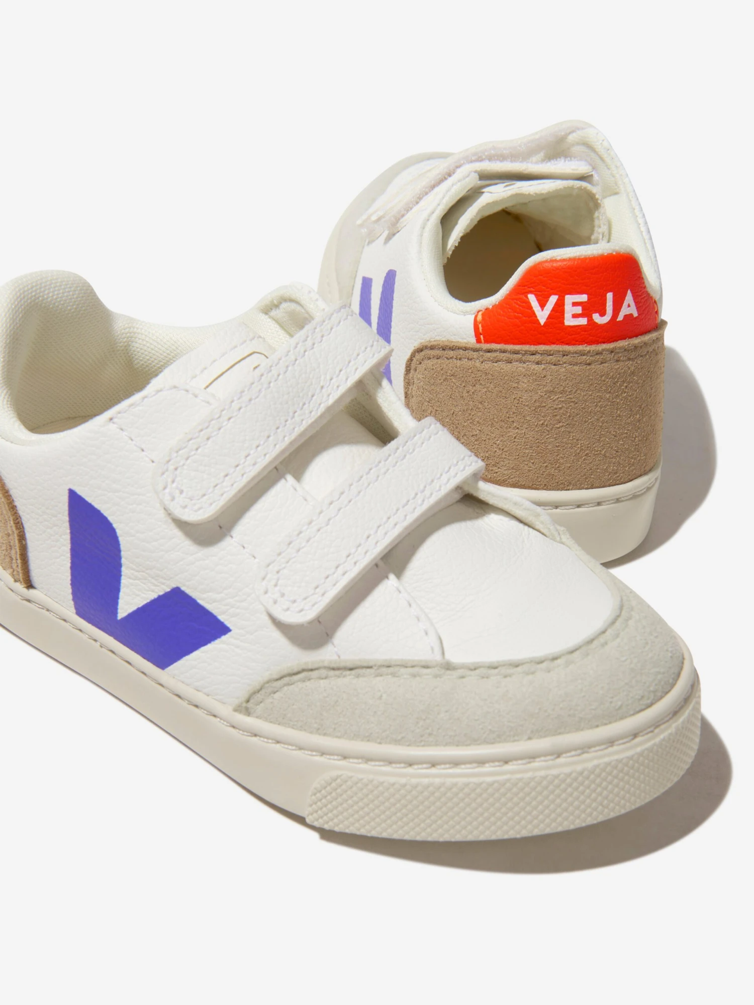 Veja Kids Chromefree Leather V-12 Trainers 3 Veja Kids Chromefree Leather V-12 Trainers - Image 3