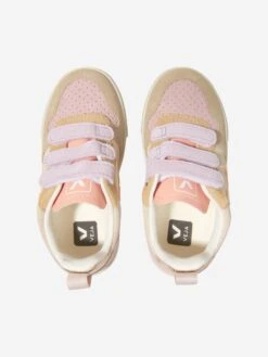 Veja Girls Suede V-10 Trainers 7 Veja Girls Suede V-10 Trainers -Childrens Clothing Store VEJA D08522 4