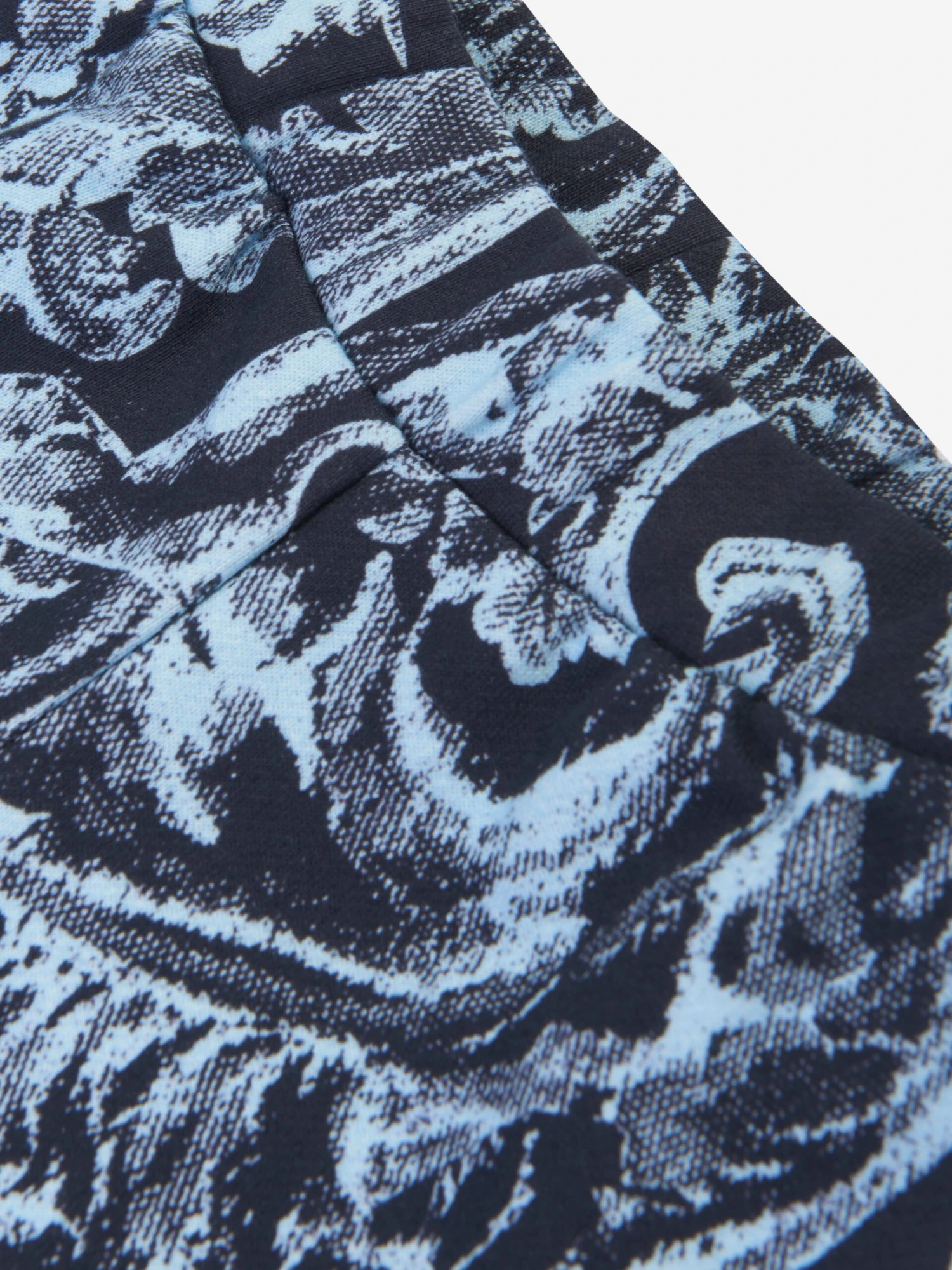 Versace Baby Boys Barocco Shorts In Navy 3 Versace Baby Boys Barocco Shorts In Navy - Image 3