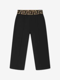 Versace Boys Medusa Joggers In Black